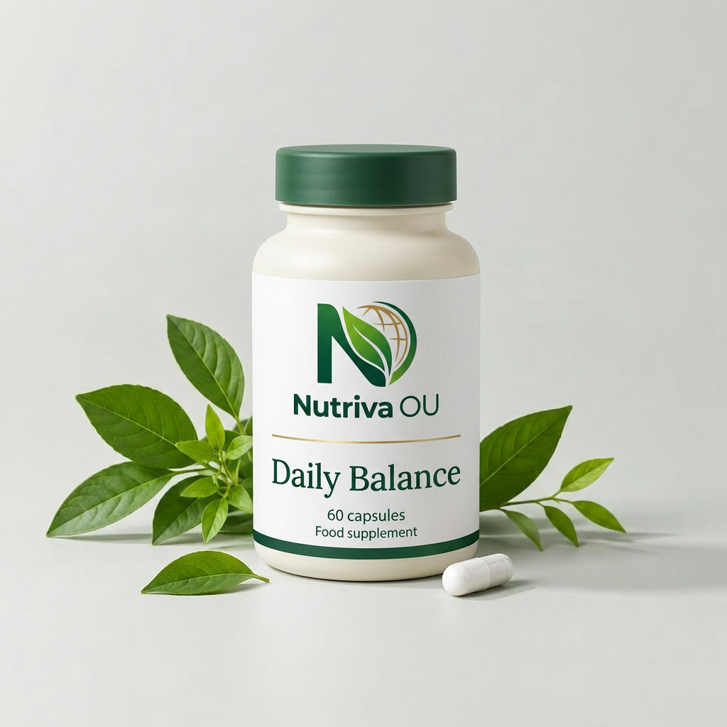 Daily Balance in Nutriva branded supplement packaging